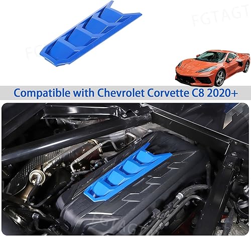 Miniatura 6 de Cubierta del panel de cubierta del motor compatible con Chevrolet Corvette C8 2020-2024, accesorios de decoración de panel de compartimento de motor