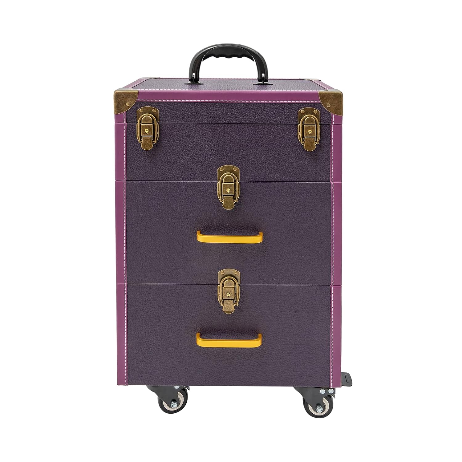 Kreiaoer Professional Rolling Makeup Train Case with Large Storage, Lockable Drawers, Aluminum Frame & 360° Swivel Wheels,... - Review, Price and Buying Guide