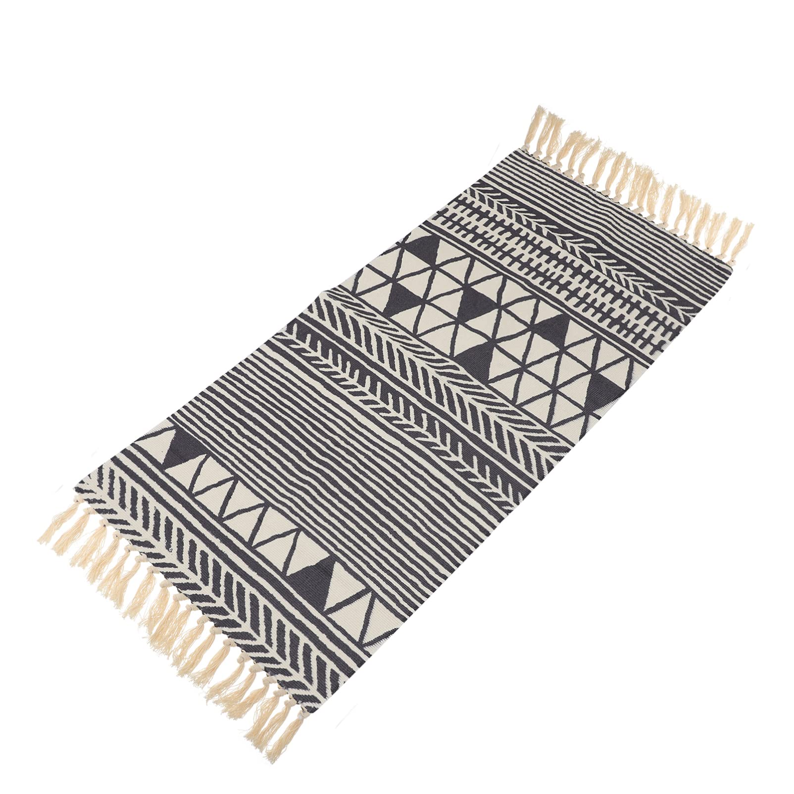 Tapis de sol de style nordique ORFOFE en tissage traditionnel élégant