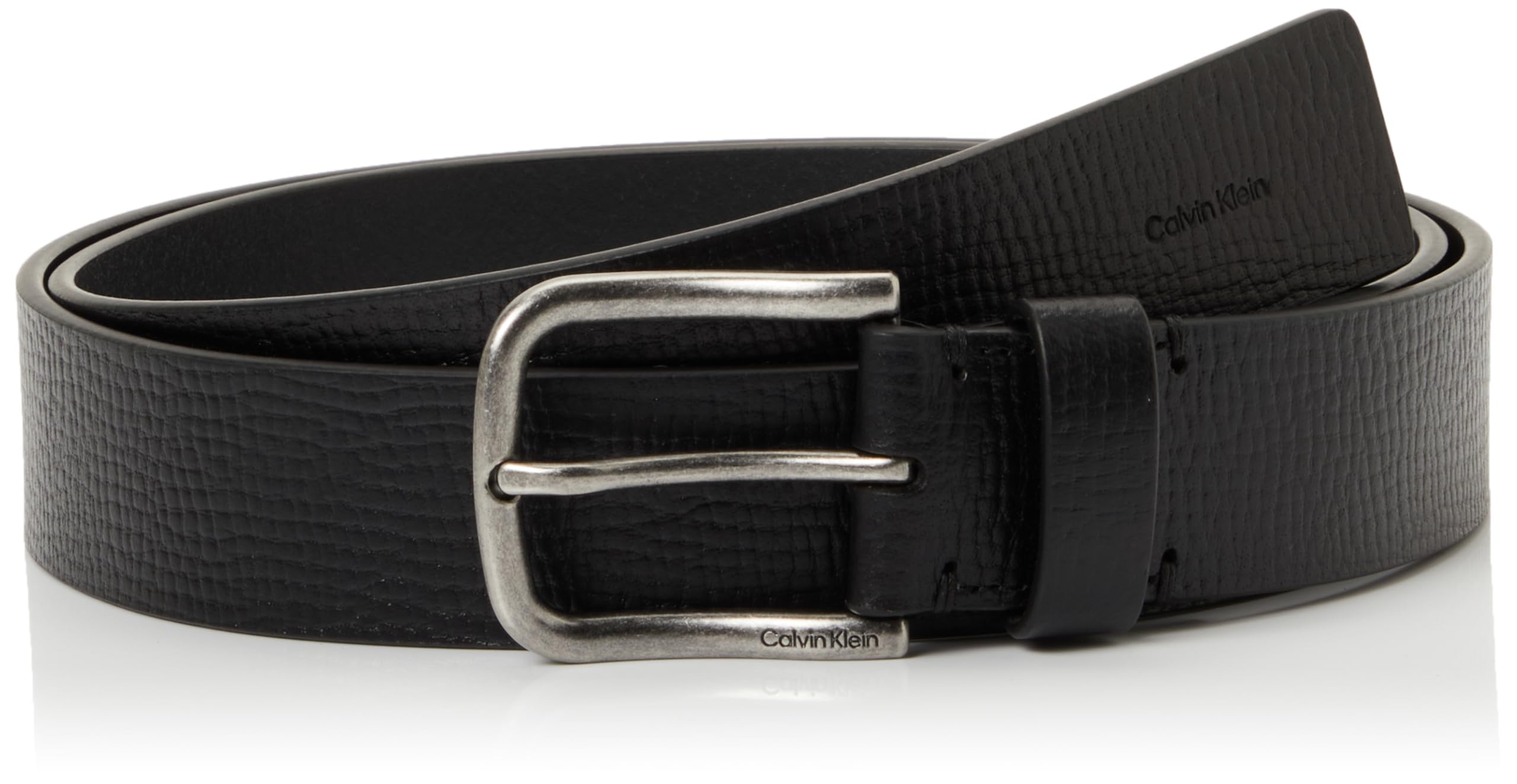 Calvin Klein Herren Round Buckle 35mm Fixed Lv04d7069g Gürtel