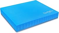 Quality Den Egyensúlyozó Párna - Csúszásmentes TPE Hab, 40x34x5 cm, Kék - Stabilitás és Koordináció Fejlesztő Edzőpárna, 150 kg Teherbírás 1