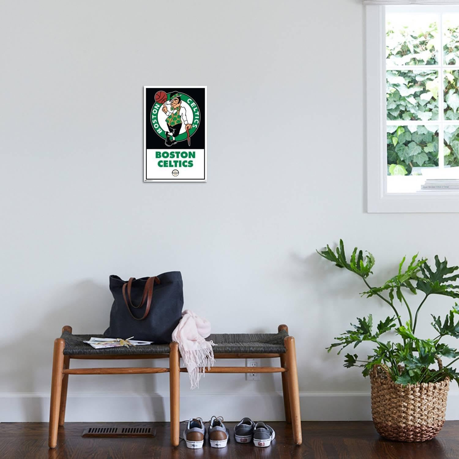Amazon.com: Trends International NBA Boston Celtics - Logo 21 Wall