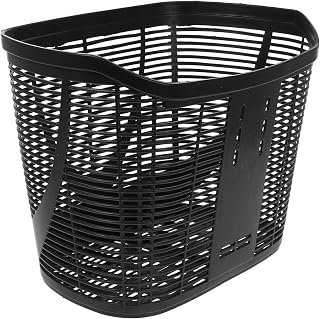 Plastic Front Bike Basket for Electric Scooters and City Bikes Stable Handlebar Mount Lightweight Mobility Scooter Basket for Home Travel Office Use Easy Installation