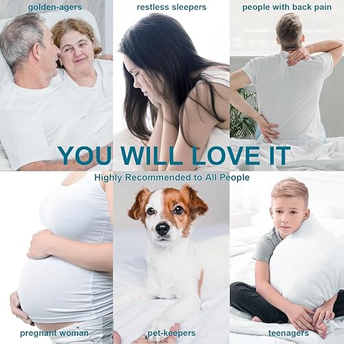 Miniatura 7 de CHOKIT Luxury Soft 5D Spiral Fiber Full Mattress Topper, Extra Thick Mattress Pad Cover for Back Pain Relief, Cooling Breathable Pillow Top