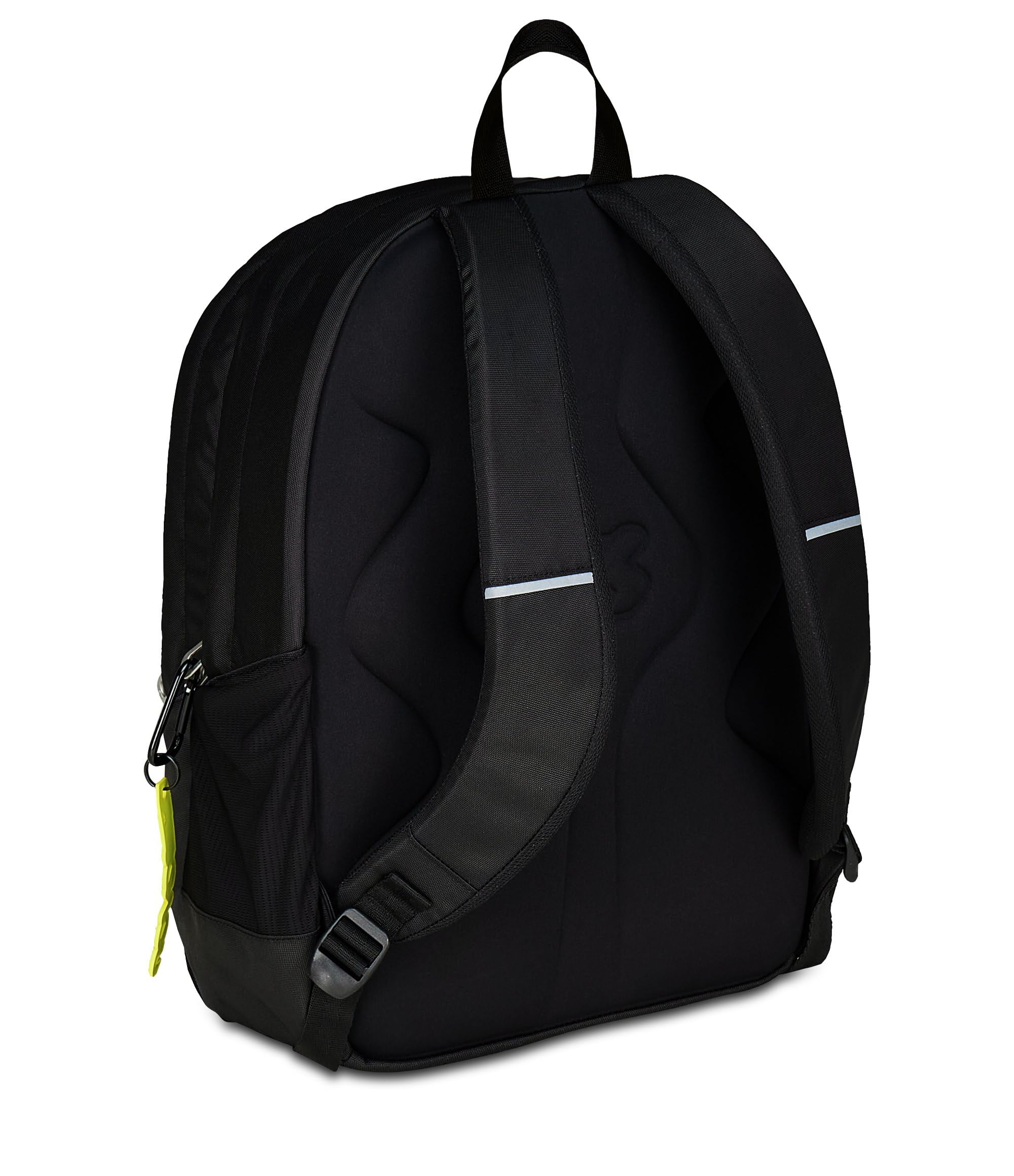 Seven Zaino Scuola Tech Line, Nero, Doppio Scomparto, 29 L, Scuola Media e Superiore, Zaino Ragazzo e Zaino Ragazza