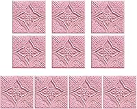 Vista 11 de ECYC Ltd 10 paneles de pared de espuma 3D autoadhesivos de 13.78 x 13.78 x 0.12 pulgadas, paneles de pared de flores 3D para despegar y pegar