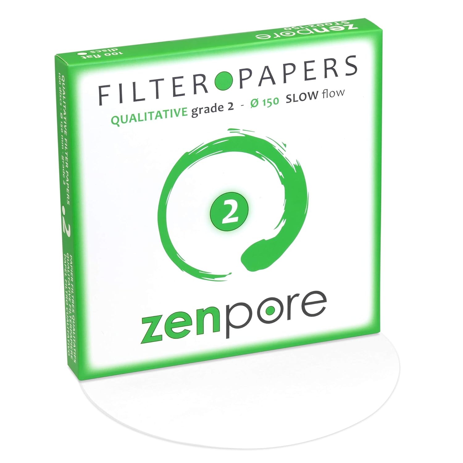 Filter Paper 7 cm Lab Qualitative Filter Paper for Chemistry, Standard Qualitative Grade 2-Slow Flow 70mm(100 Discs)