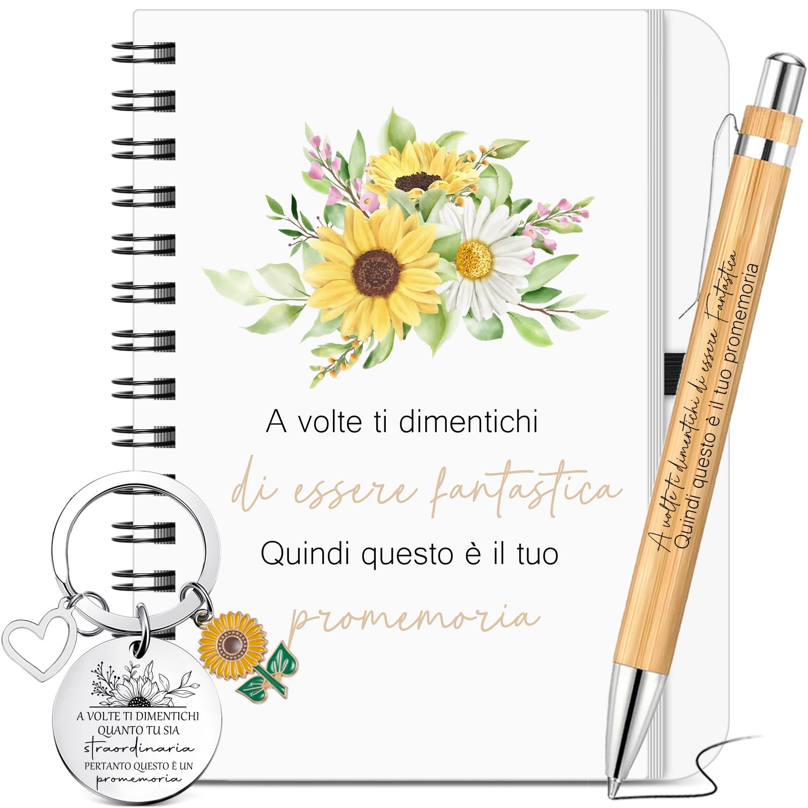 Zonon 24 Quaderno Colorato, Mini Taccuini Motivazionali Divertenti Quaderni Tascabili Ispirati Diari Kawaii Piccoli Forniture per Insegnanti per Donne Viaggio (Stile Marmo