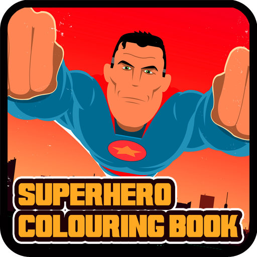 Superhero Coloring Book App on Amazon Appstore