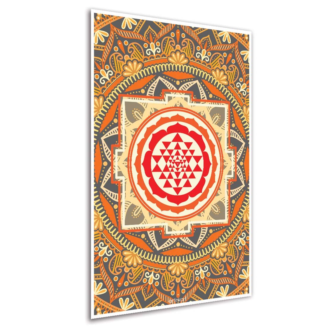 ArtinKart Sri Yantra Poster for Home and Office | Religious God Poster for Fortune Wealth and Posperity (12x18 inches, Multicolor, Unframed) (B09233SRC8) Amazon Price History, Amazon Price Tracker