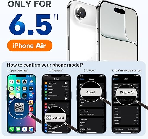 Miniatura 29 de Miracase - Funda diseñada para iPhone 11 con protector de pantalla, funda de goma de silicona líquida, protección total contra caídas y a prueba