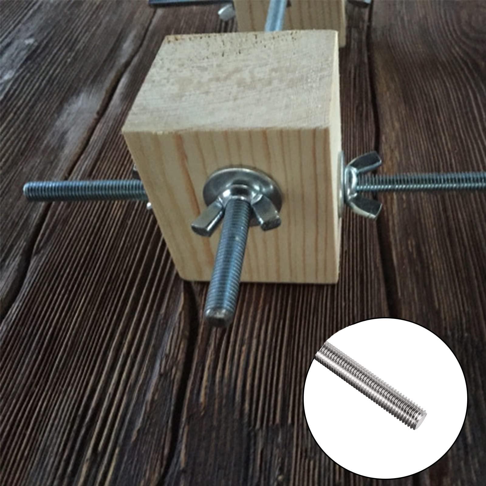Snapklik.com : 5Pack M6-1.0MM 304 Stainless Steel Fully All Threaded ...