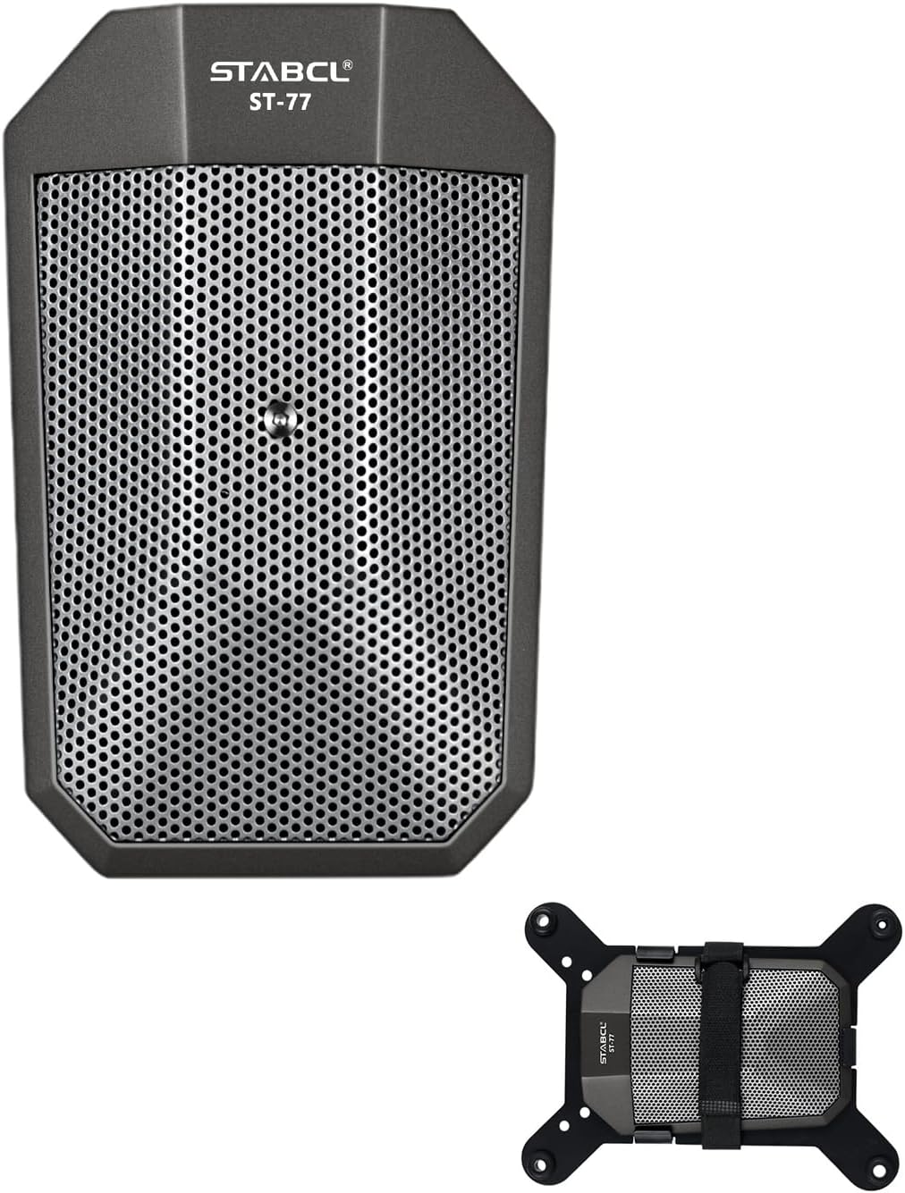 Professional Kick Drum Mic with Stand, Supercardioid Drum Microphone with XLR Connector, Condenser Microphone with Switch, Two-Position EQ Switch, Rugged Metal Bass Drum Mic for Instrument
