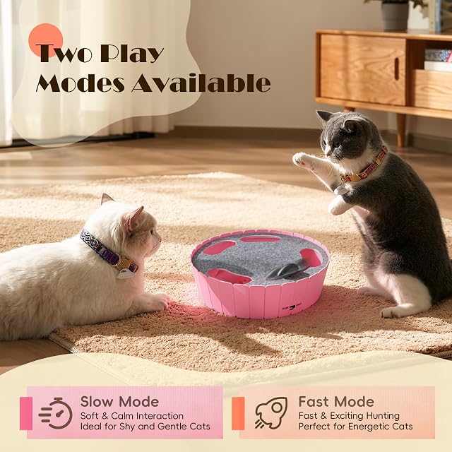 Foto 4 de 7 de Pawaboo Juguete Interactivo para Gatos con Ratón Móvil