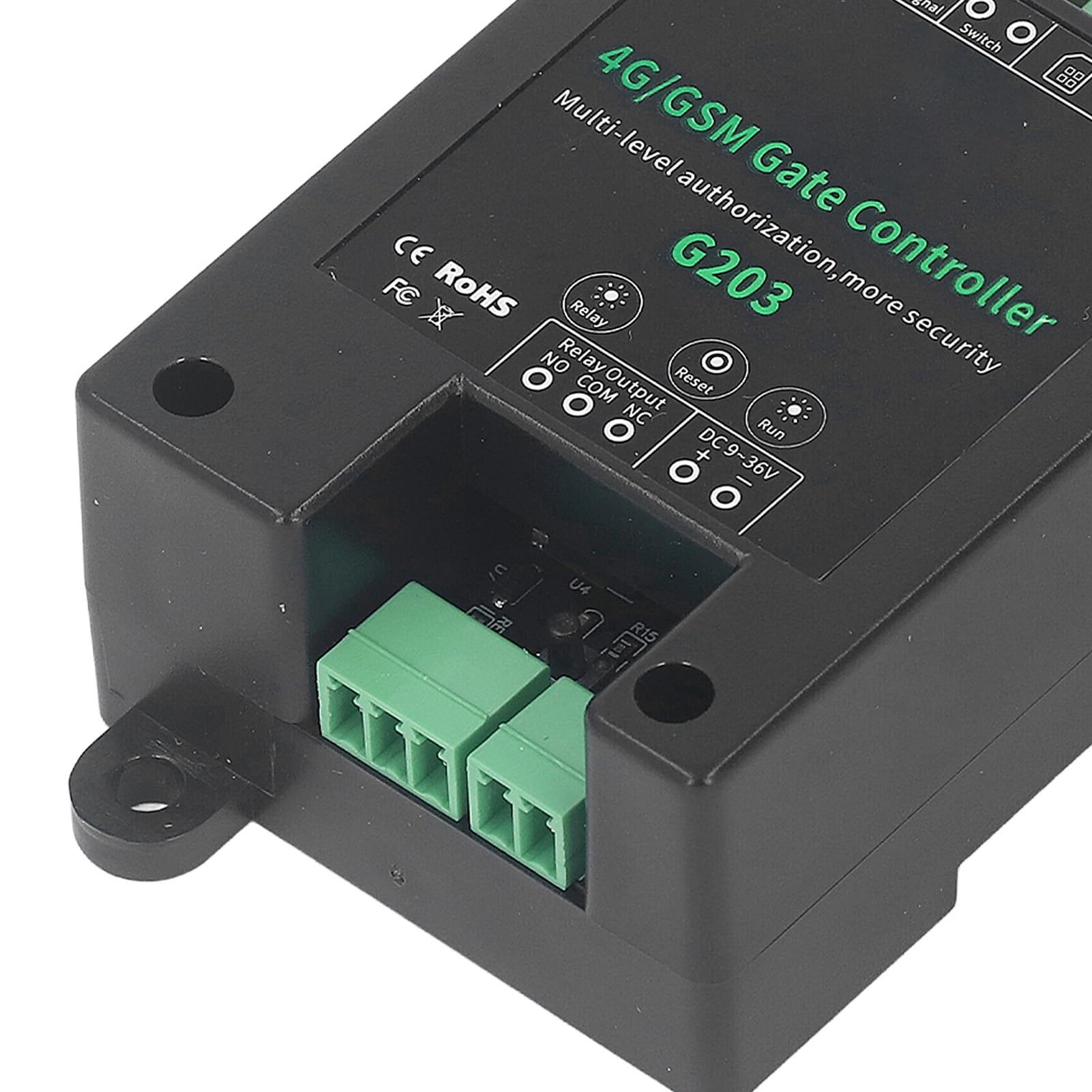 Duokon Contrôleur D'accès à Distance GSM 4G, avec Support Réseau 3G 4G Global, DC 9-36V 1001 Utilisateurs APP, pour Porte de Garage, Portail, Volet Roulant