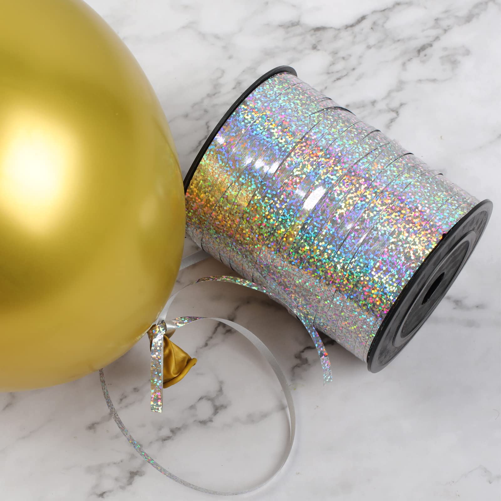 18 Rolls Curly Ribbon With Shiny Metallic Balloon String For Gift Wrapping, Crafts, Wedding, Valentine's Day, Birthday, Party Decoration,Christmas Valentine Day | UK - View #3