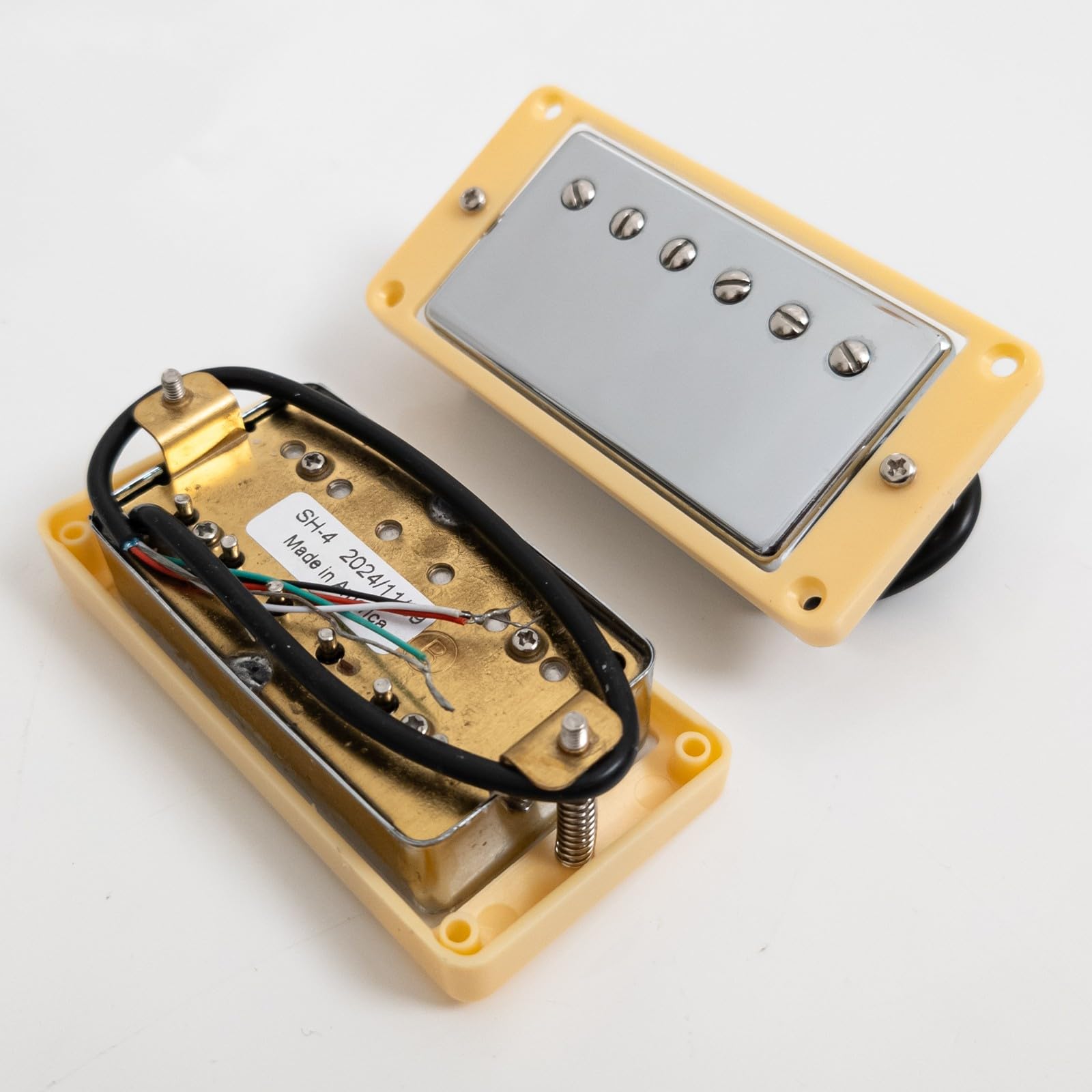 Humbucker do gitary elektrycznej, zestaw przetworników do gitary elektrycznej Gibson LP SG, ciepła szyjka 7,5 K + mocny magnes ceramiczny z mostkiem 15K, kompatybilne ulepszenie do okablowania gitary