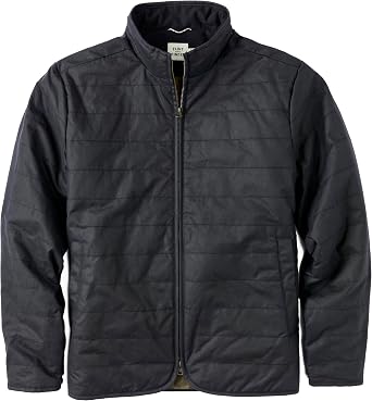 Huckberry Flint and Tinder York Quilted Waxed Jacket, Mens Coat