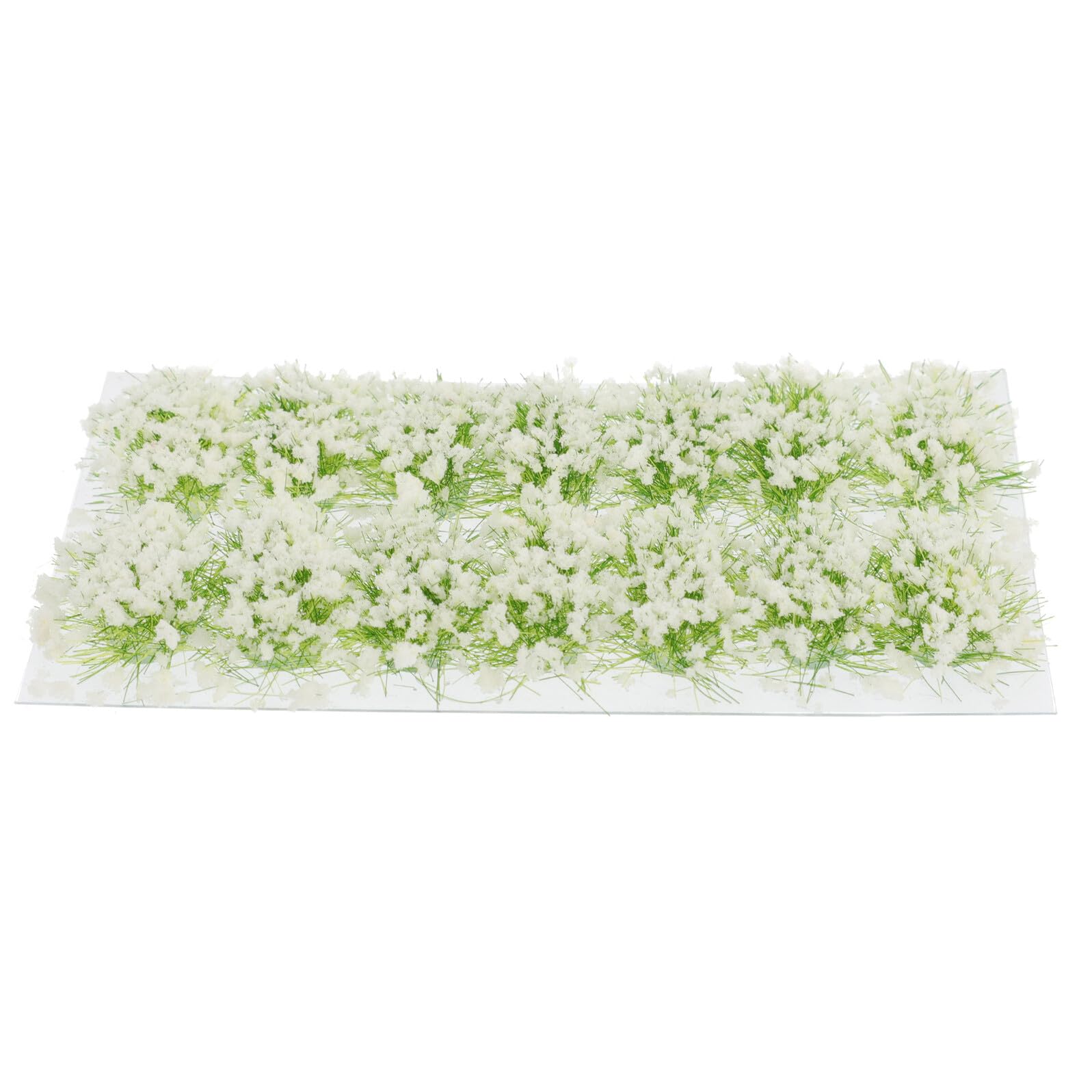 DOITOOL Materiali per Scenery DIY per Tavolino Giardino Esterno Cespugli Artificiali Bianco in Resina e Plastico, Facile da Usare e Portatile, Stile Realistico e Naturale per Modello
