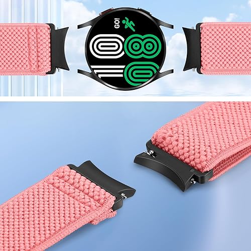 Miniatura 4 de Correa sin huecos compatible con Samsung Galaxy Watch 654 Band 1.575 in 1.732 inGalaxy Watch 6 Classic Band 1.693 in 1.850 inGalaxy Watch 5 Pro Band