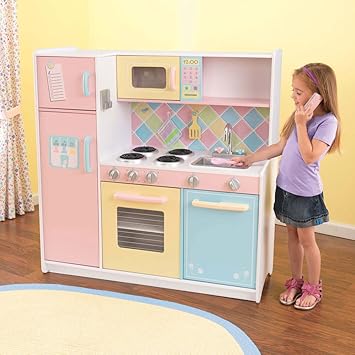Wooden play kitchen for older child Clearance