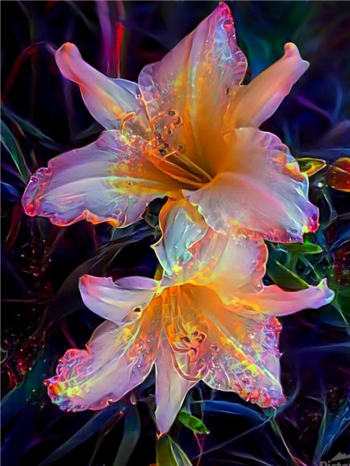 Schön Lilien, Lilium, Lily, LiliumZwiebeln, Fachgerecht Gepflanzt, GartenverschöNerung-10 Rhizom-D