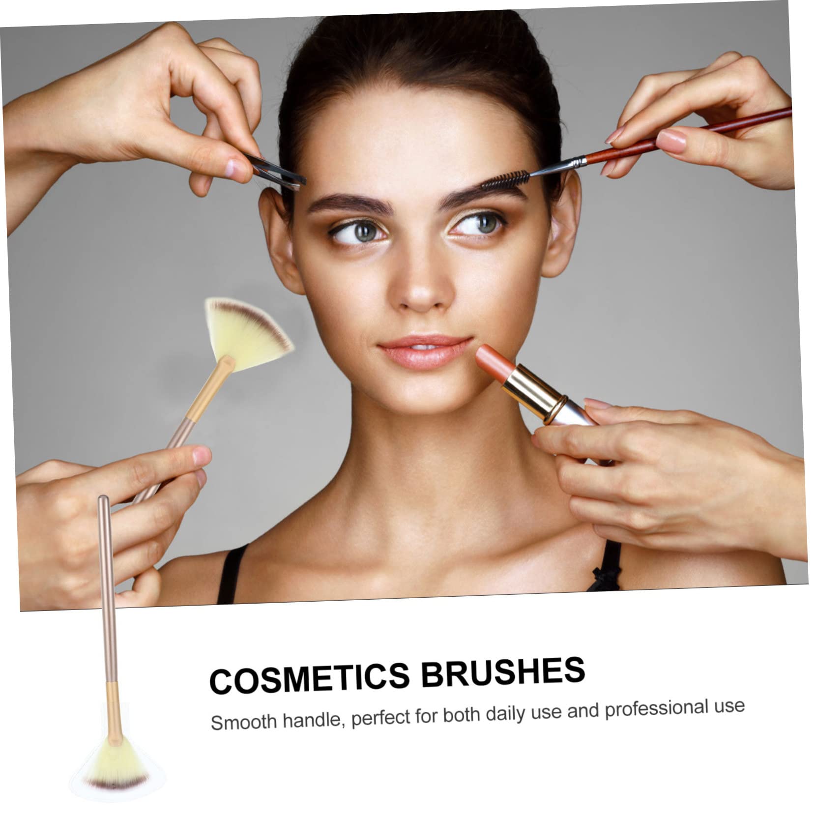 FRCOLOR 27pezzi Per Makeup Per Contouring e Blush Morbidi Per Illuminarie e Ombretto Per e Applicazioni Precise