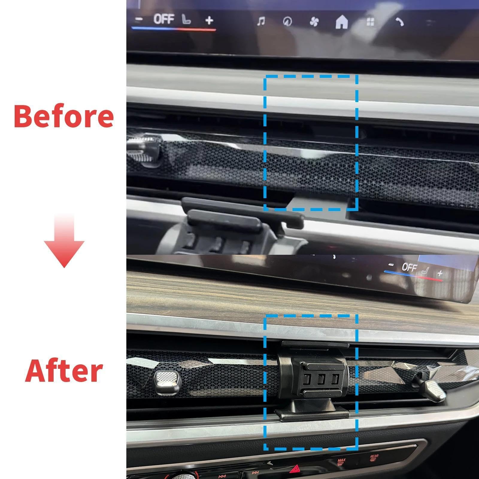 Uchwyt Samochodowy na Telefon dla BMW X6 2023-2025, uchwyt samochodowy na telefon komórkowy, stojak na nawigację GPS (ładowanie)