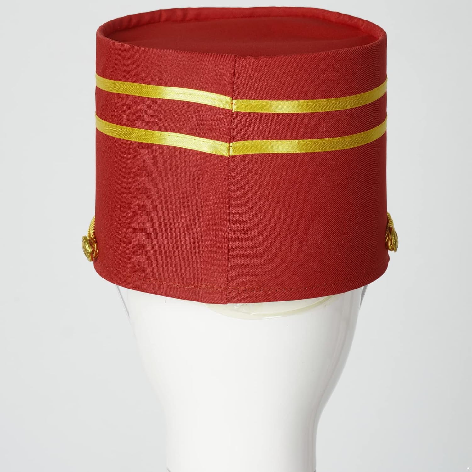 Miniatura 4 de Alvivi Sombrero Majorette para niños, sombrero de soldado de juguete, sombrero de banda de tambor, sombreros de batería para niño y niña, sombrero