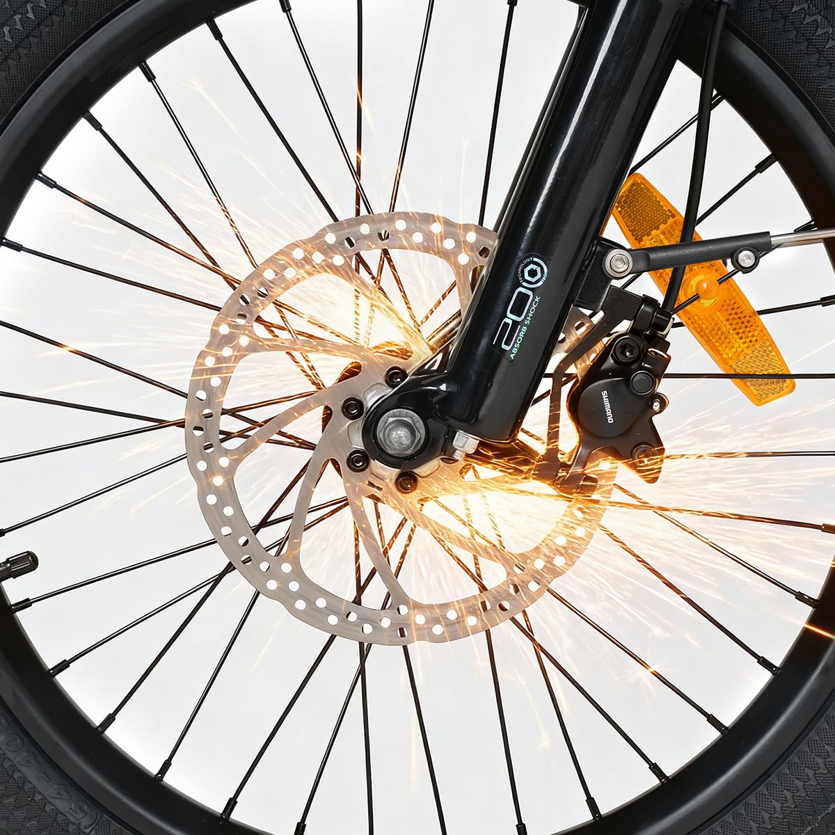 cysum AG1 Pro Triciclo Elettrico Per Adulti, 16 Pollici Pieghevole Bici Elettrica a tre ruote Per Uomo Donna, 48V 20 Ah Rimovibile Batteria, Coppia Di 80 Nm, Differenziale Di Velocità