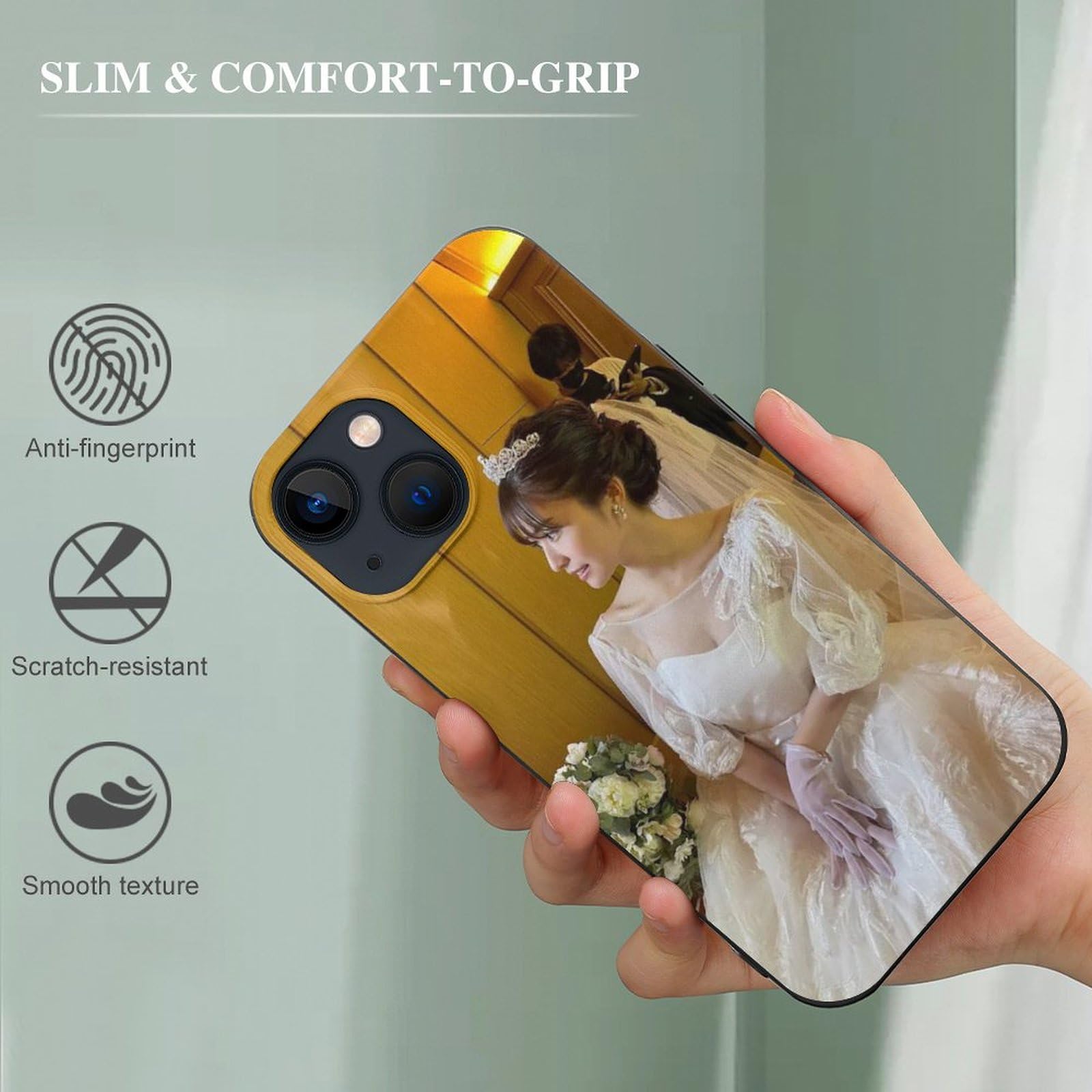 Amazon.co.jp: iPhone 13用 ケース 長濱ねる スマホケース 耐衝撃 滑り
