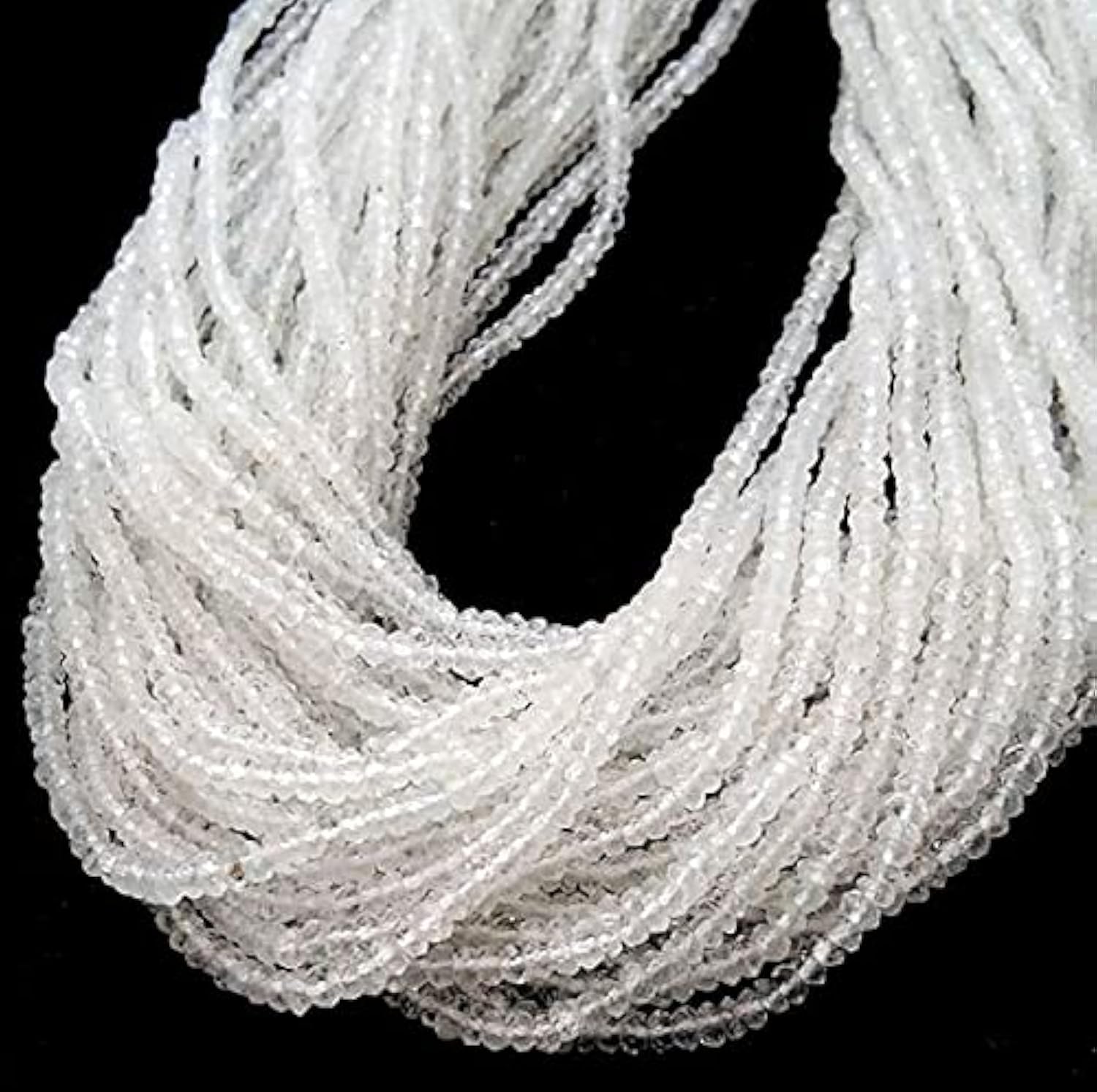 Perles rondelles facettées de 2,5 mm LKBEADS pour fabriquer vos colliers et bracelets d'été
