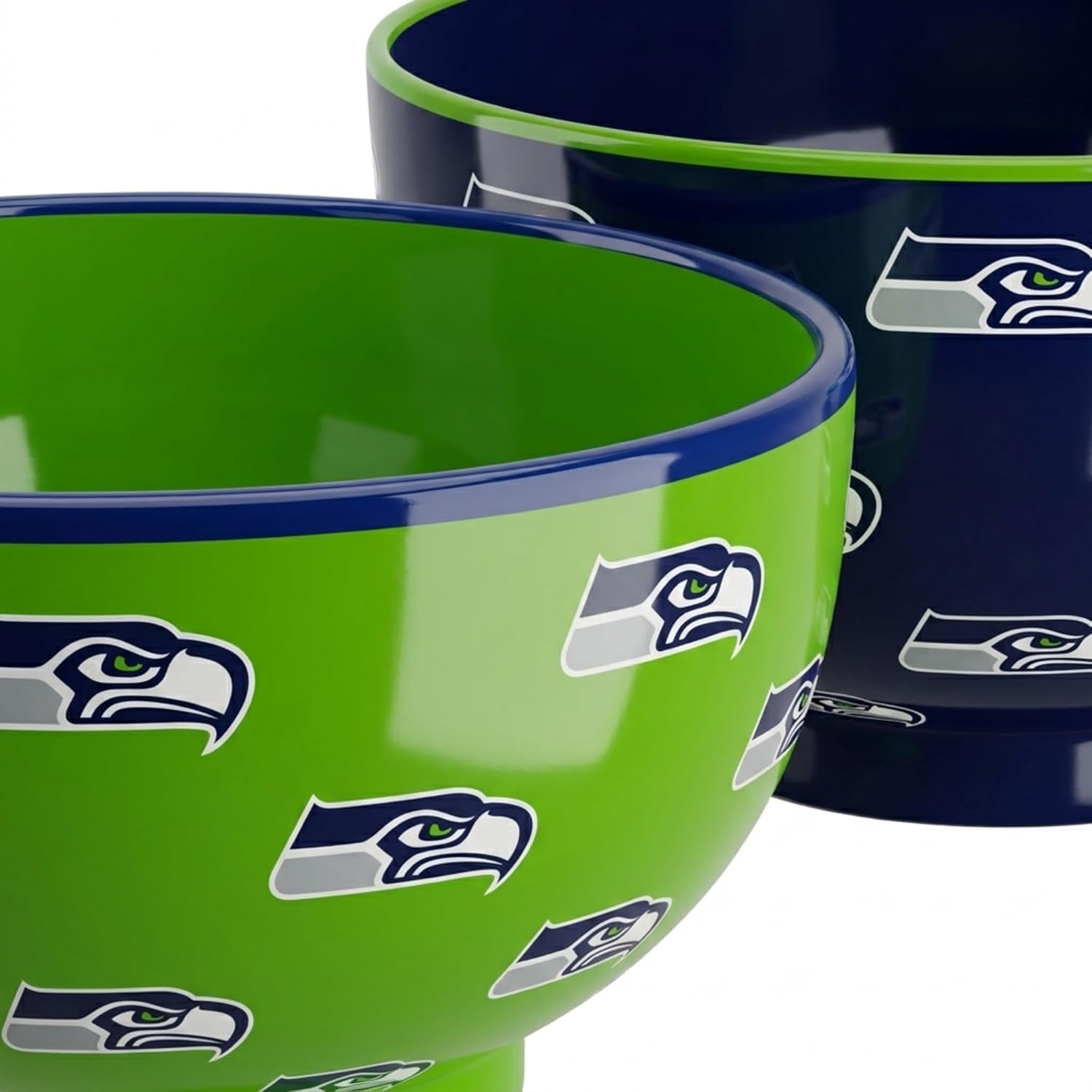 NFL Seattle Seahawks Home and Away 2 Pack Serving Bowls