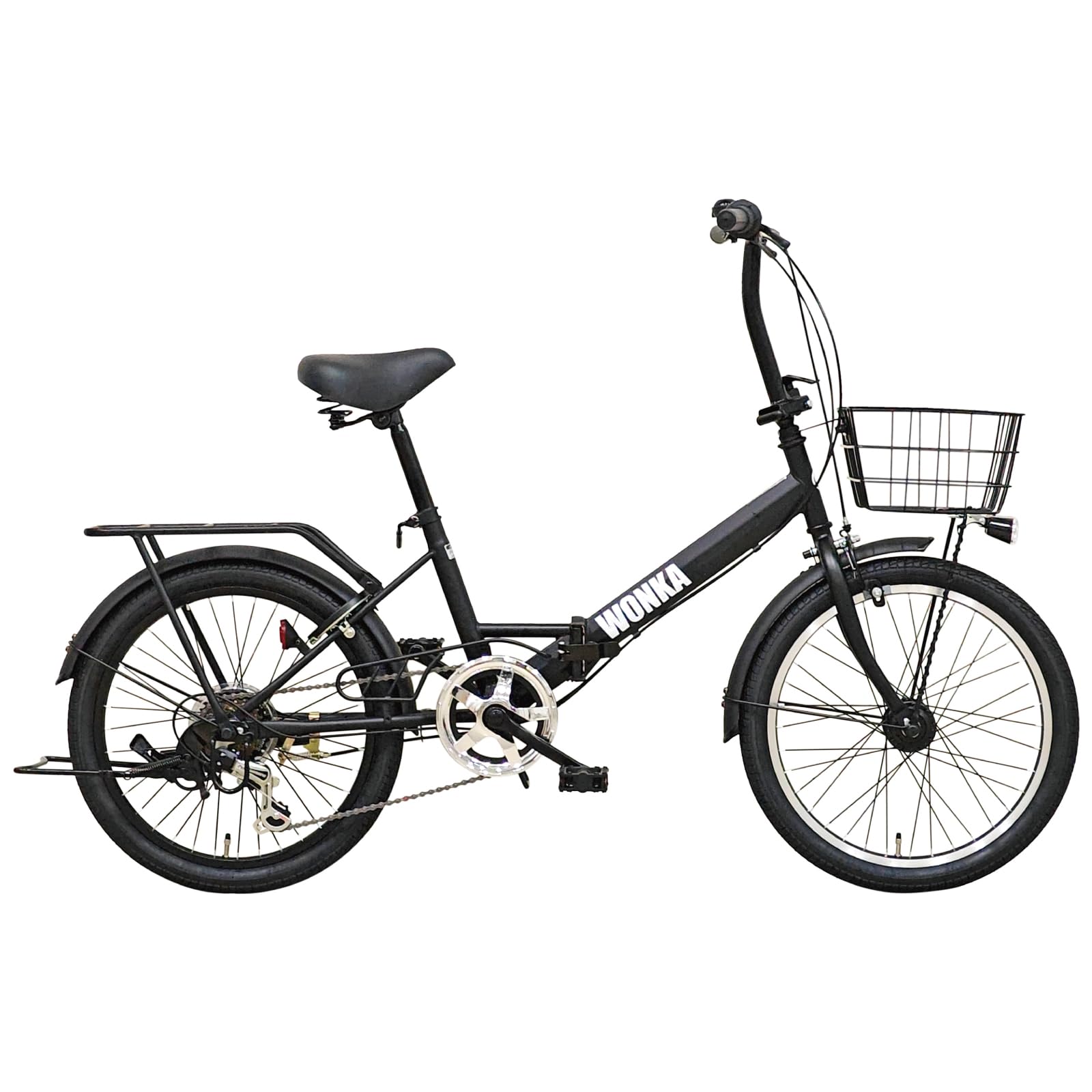 Amazon | WONKA 折畳自転車 20インチ 外装6段変速 小径車 極太タイヤ
