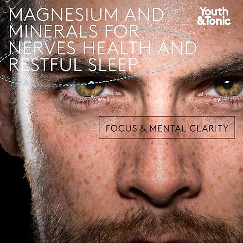 Miniatura 5 de Complejo de magnesio de alta absorción + píldoras de electrolitos, vitaminas de minerales mag, suplemento de óxido de citrato de magnesio premium