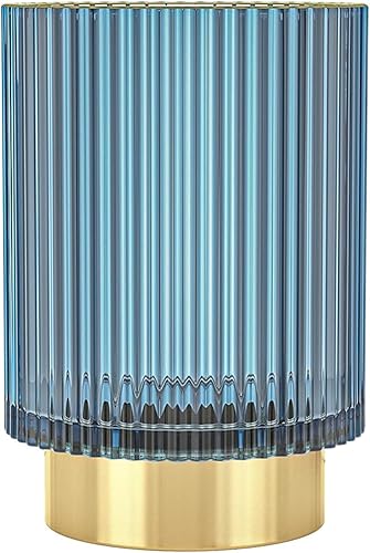 Organizador de brochas de maquillaje, brochas de maquillaje cosméticas de cristal, soporte de almacenamiento de brochas de vidrio, soporte de