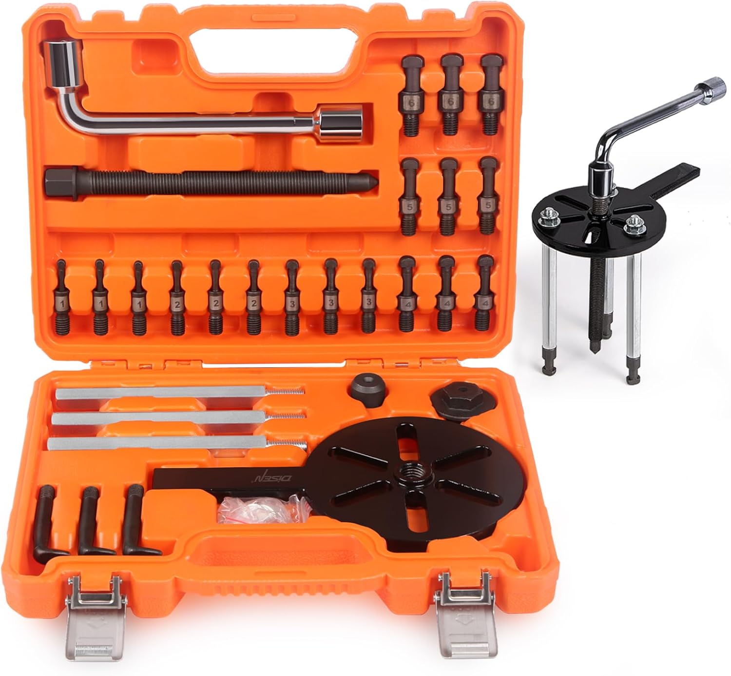 DISEN 35-in-1 Bearing Puller Kit, Bearing Removal Tool with Case