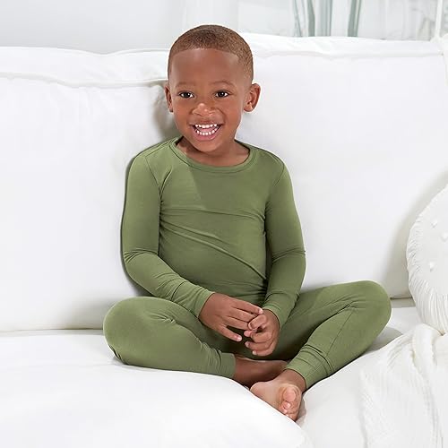 Miniatura 3 de Gerber Pijama unisex de 2 piezas para bebé y niño pequeño, con viscosa hecha de eucalipto