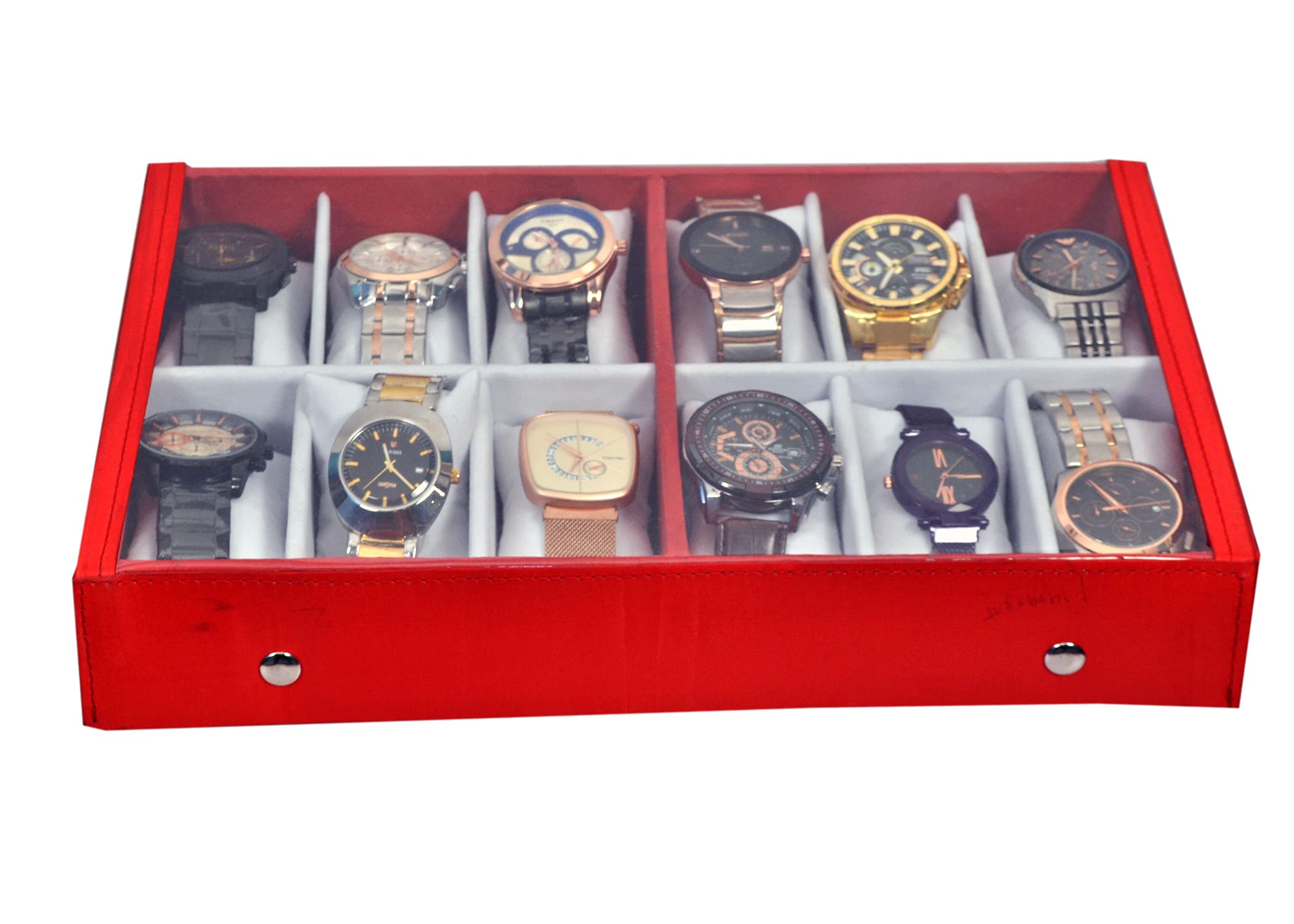 Nooks Watches,Sunglass And Accessories Wooden/Cotton Storage Organizer Box,Case Cover | 10 * 8 * 3 | Multicolor | 12-Blk-Bb (B09HRQ7P7G) Amazon Price History, Amazon Price Tracker