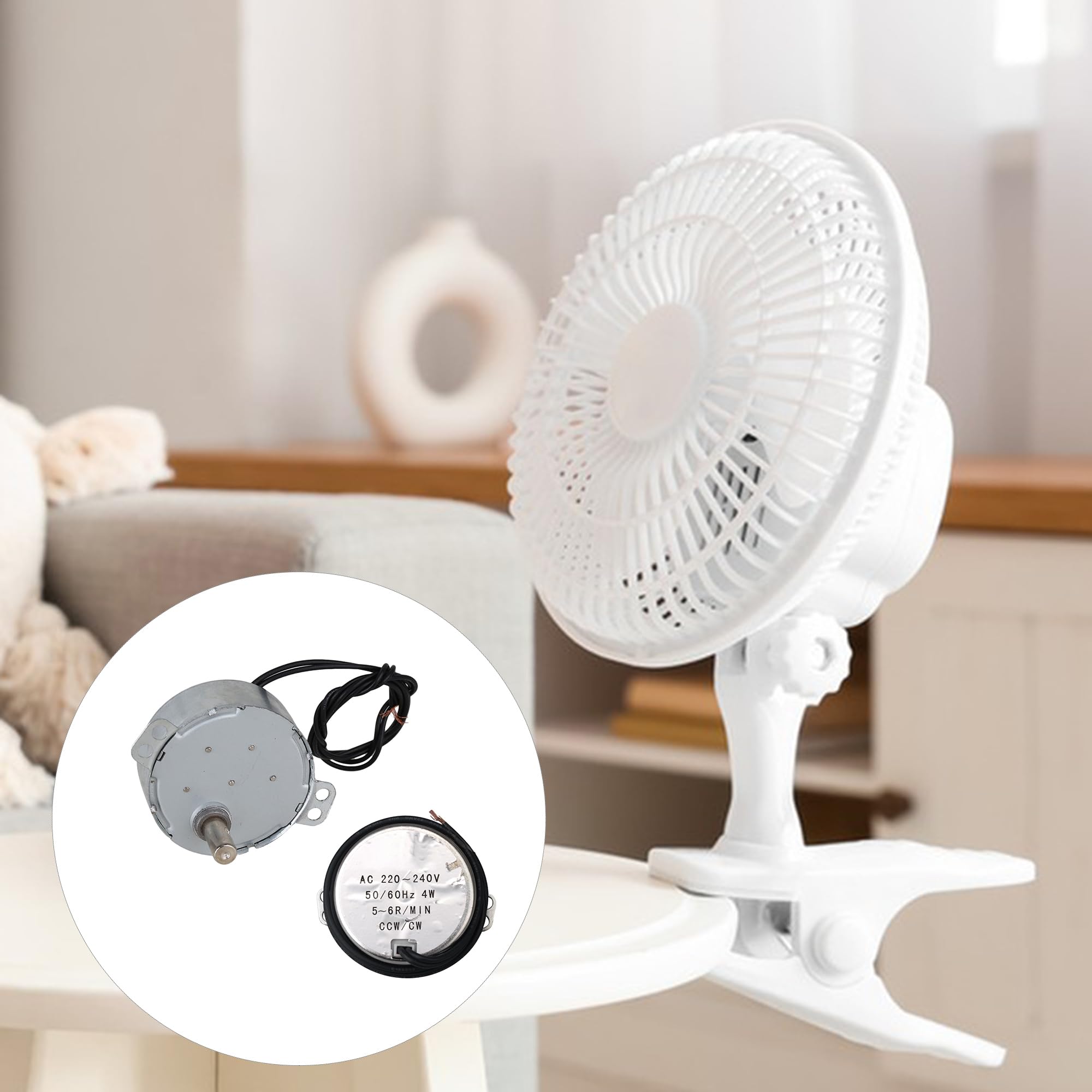 Moteur synchrone AC 220–240 V 50/60Hz 4 W 5/6 tours/min Couple TYC-50 robuste 4 kgF. cm