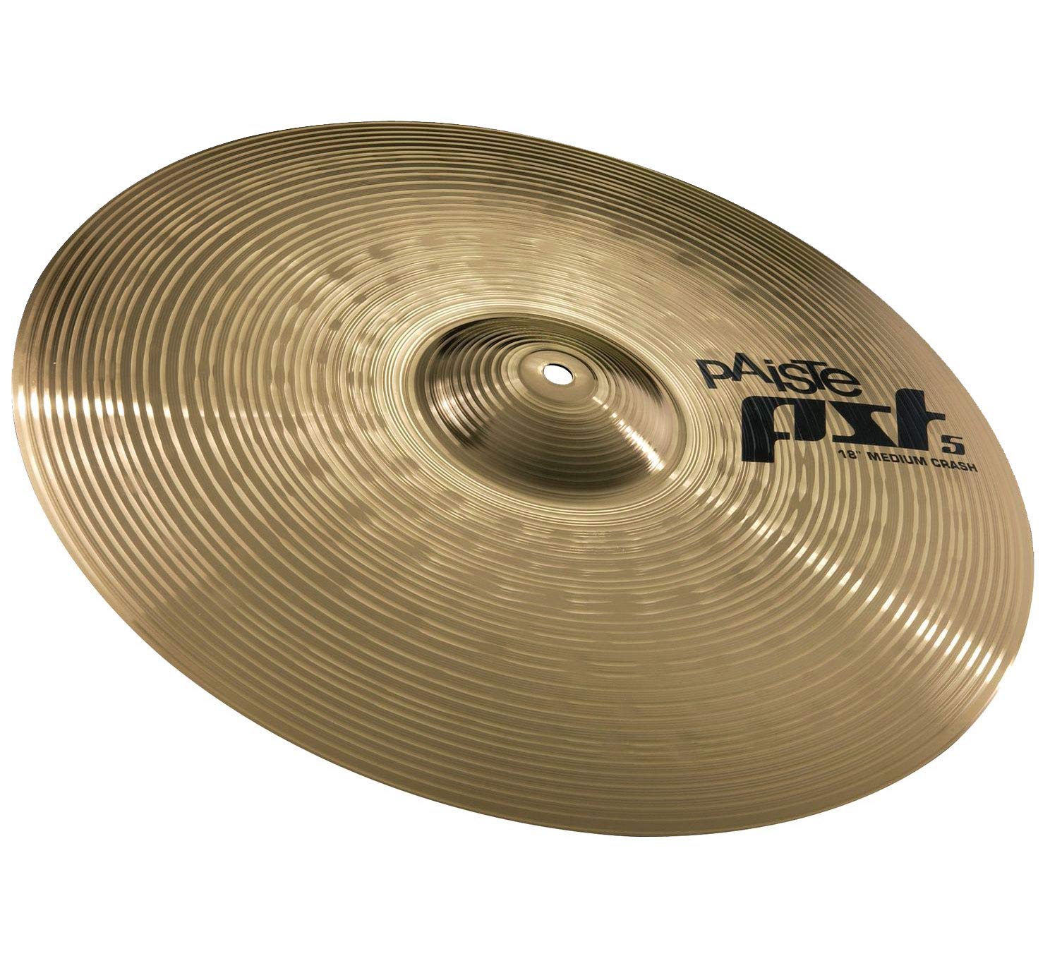 Paiste 18" PST 5 Medium Crash mit Galgenständer Set