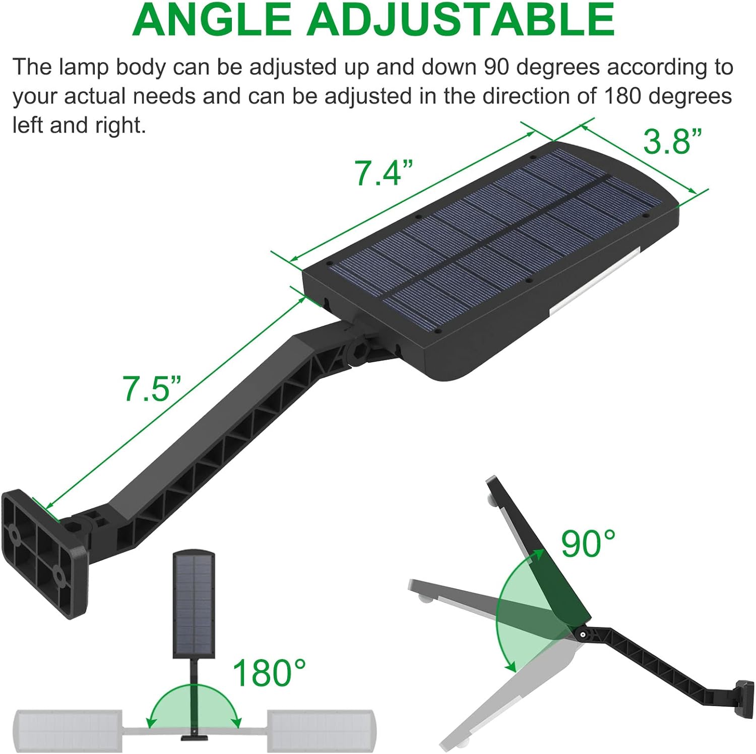 Get Cheap Price ENGREPO 4 Pack Solar Lights Outdoor, 48 LEDs Solar Powered Motion Sensor Light, Security Waterproof Solar Flood Light for Yard, Fence, Garden, Patio, Front Door, Shed, Deck, Path, Gutter