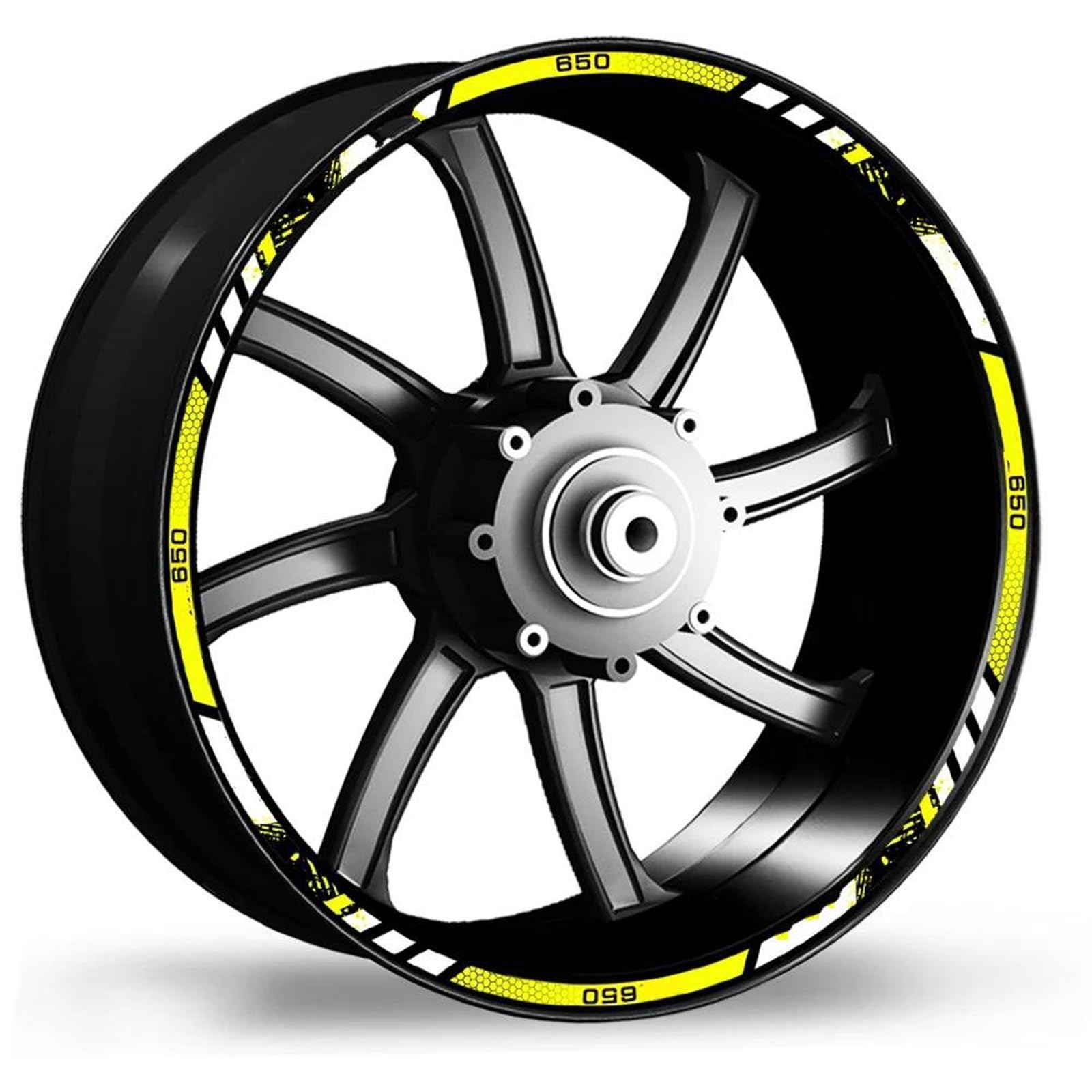 Stickers Motorcycle Stickers Reflective Wheel Rim for Z650 Z 650(Style 4)
