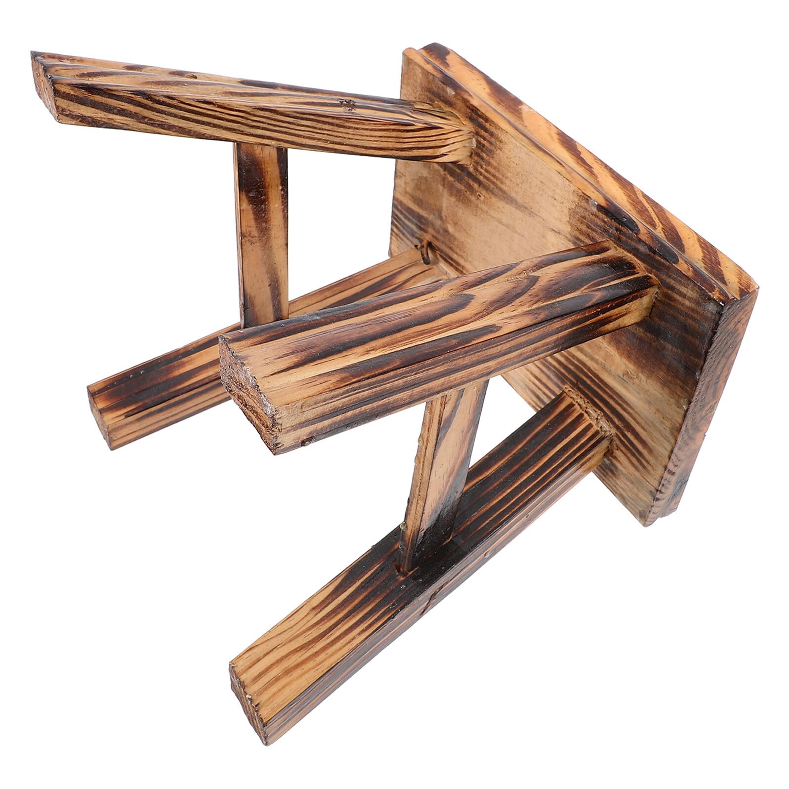 Marchepied polyvalent en bois naturel | Escabeau de meuble durable et stable
