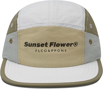 Clakllie Quick Dry 5 Panel Hat Flat Brim Baseball Cap Waterproof Sports Caps Cooling Trucker Hat Breathable Running Dad Hats