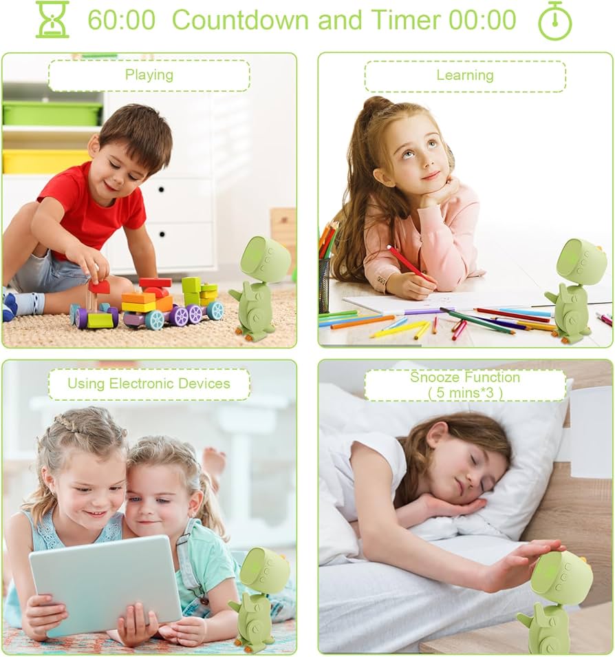 Kinderen wekker, digitale wekker voor kinderen slaapkamer, leuke