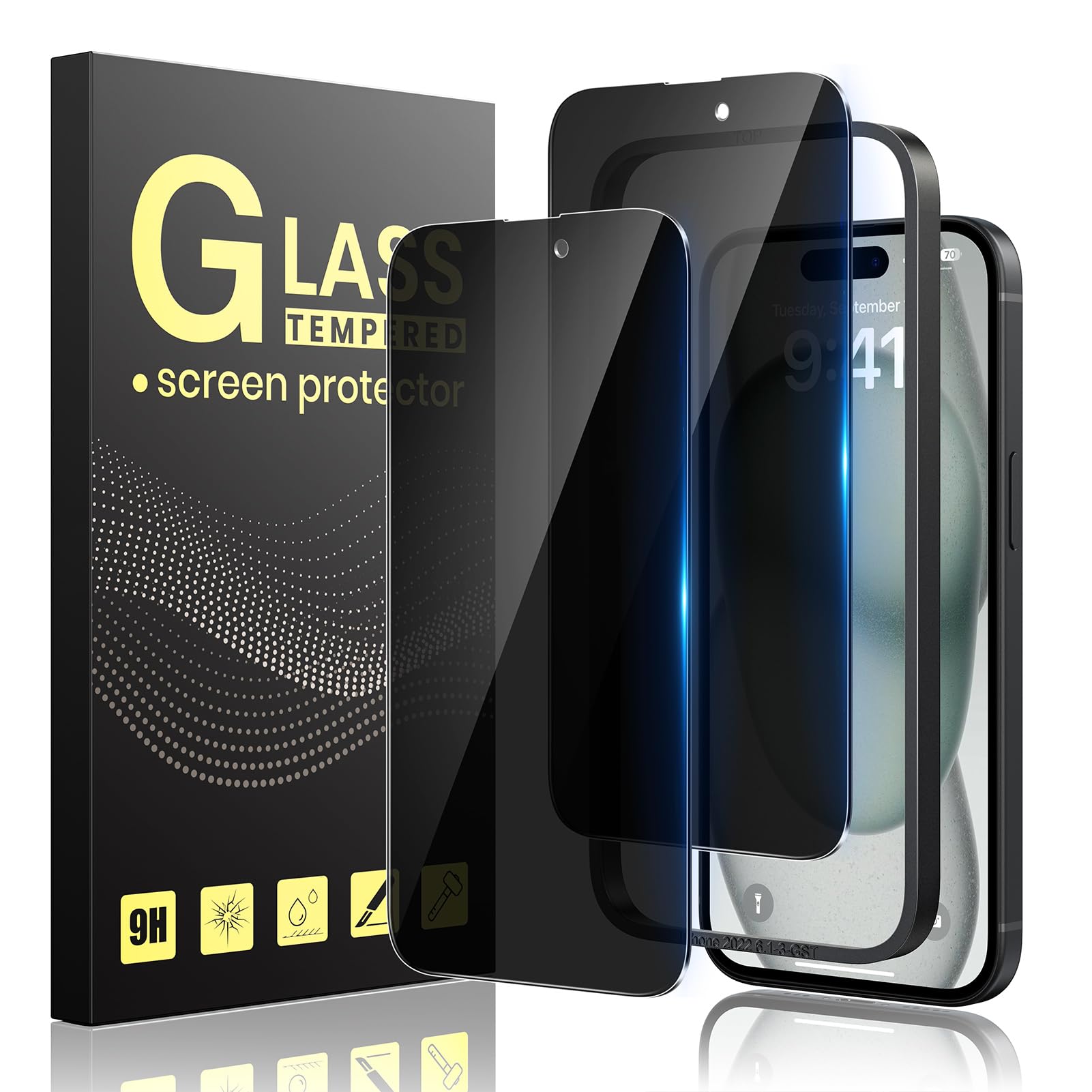 Guretok 2 Unidad Protector Pantalla Antipias Para IPhone | FindTheDeal