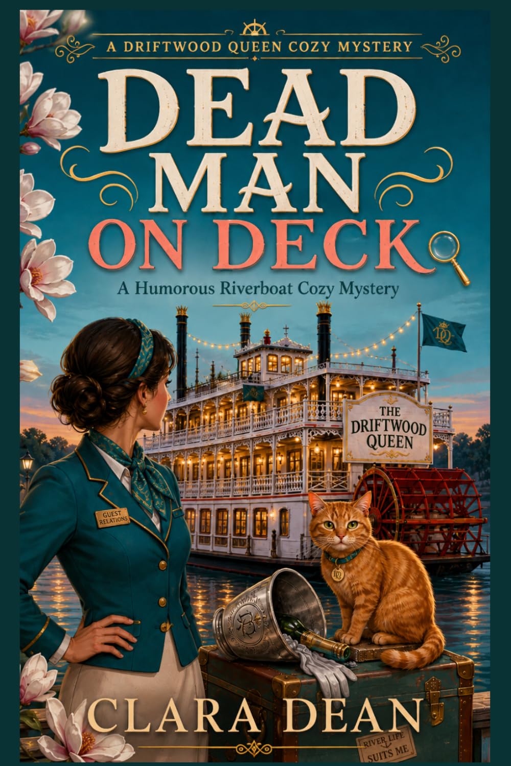 Dead Man on Deck: A Humorous Riverboat Cozy Mystery (The Driftwood Queen Cozy Mysteries)
