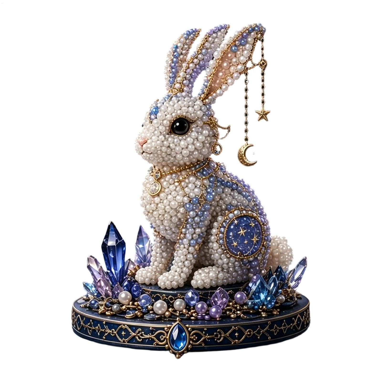 Bead Animal Making Kit, Easy 3D Bead Embroidery Kit, 3D Handmade DIY Animals Theme Beads Craft Set including Instruction