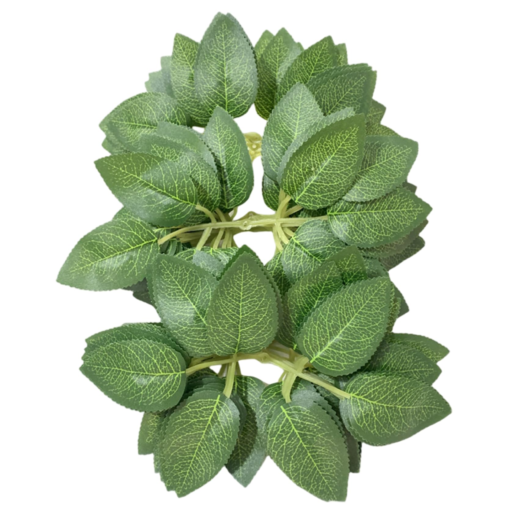 Bemonew Artificial Leaves 100PCS Rose Leaves, Realistic Faux Greenery with Detailed Veins Artificial for DIY Crafts, Floral Arrangements, and Home Decor